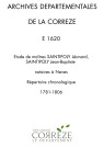 Répertoire chronologique : 1781-1806