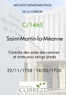 22 novembre 1728-18 février 1730