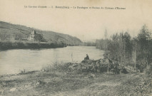 Beaulieu-sur-Dordogne : " La Corrèze illustrée - 5. Beaulieu - La Dordogne et ruines du château d'Estresse".
