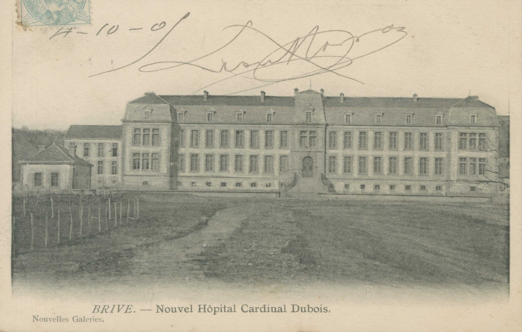 Brive-la-Gaillarde : "Brive. - Nouvel hôpital Cardinal Dubois.".