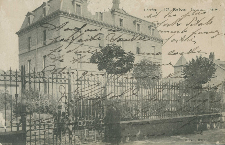 Brive-la-Gaillarde : "Corrèze - 175. Brive - La gendarmerie".