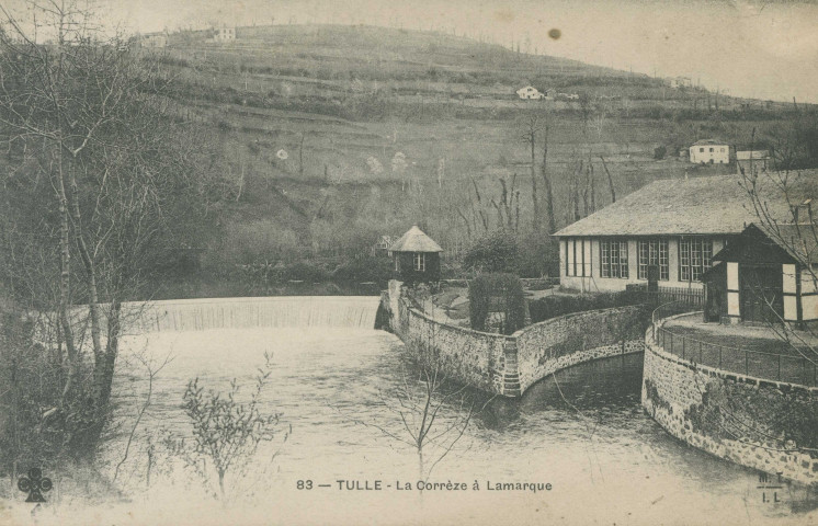 Tulle : "83 - Tulle - La Corrèze à Lamarque".