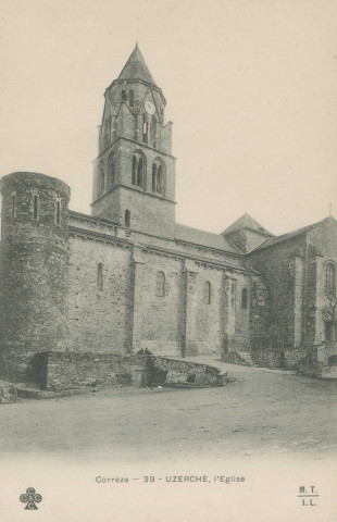 Uzerche : "Corrèze - 39 - Uzerche, l'église".