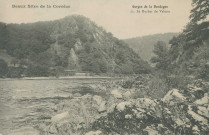 Corrèze, vallée de la Dordogne : "Beaux sites de la Corrèze - Gorges de la Dordogne - 23. Le rocher de Valette".