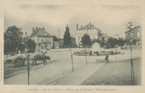 Brive-la-Gaillarde : "Corrèze. - N°60. Brive. - Place de la Liberté (Champanatier)".