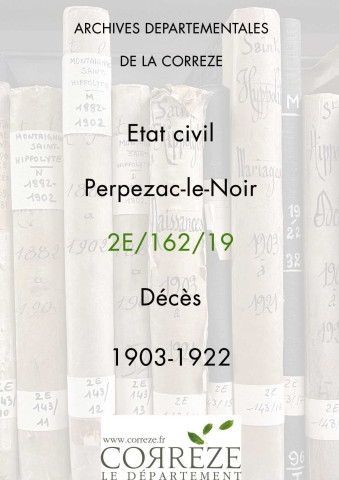 Décès (1903-1922).