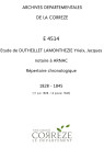 Répertoire chronologique : 11 juin 1828-14 janvier 1845