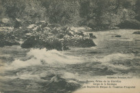 Monceaux-sur-Dordogne : "Beaux sites de la Corrèze - Gorges de la Dordogne - 105. Les rapides du Malpas du Chambon d'Argentat".