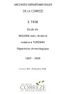 Répertoire chronologique : 12 mars 1825-28 décembre 1840