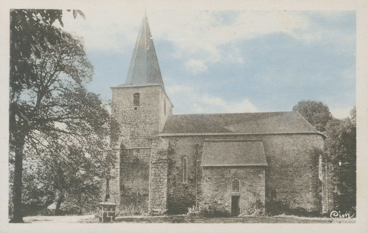 Sadroc : "Sadroc (Corrèze) - L'église".