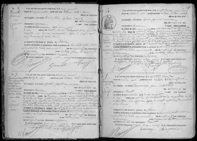 Naissances (1883-1902)