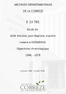 Répertoire chronologique : 4 janvier 1848-14 juillet 1878