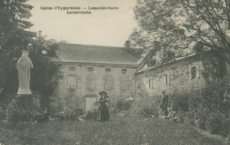 Lamazière-Haute : "Canton d'Eygurande - Lamazière-Haute - Lavervialle".