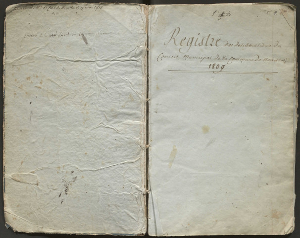 Délibérations du conseil municipal. 20 avril 1809-9 octobre 1836