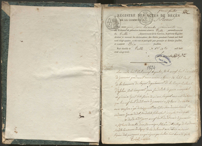 Décès (1824-1848)