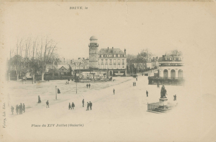 Brive-la-Gaillarde : "Brive, le - Place du XIV Juillet (Guierle)".