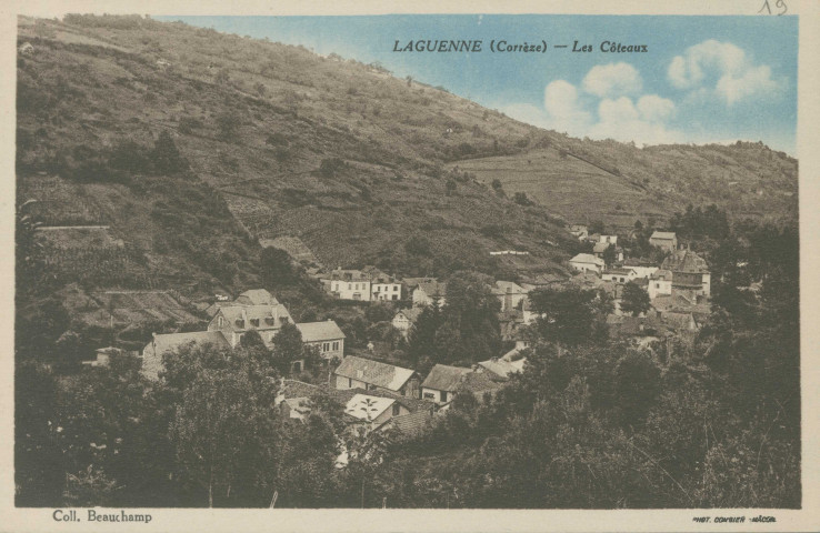 Laguenne : "Laguenne (Corrèze) - Les côteaux".