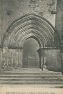 Masseret : "Masseret (Corrèze) - L'église, portail XIIIe siècle".