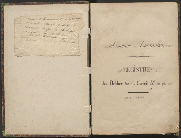 Délibérations du conseil municipal. 08 février 1880-28 août 1892