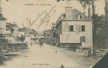 Larche : "Larche - La grande rue".