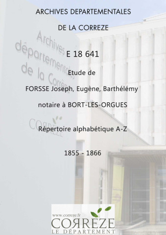 Répertoire alphabétique : A-Z