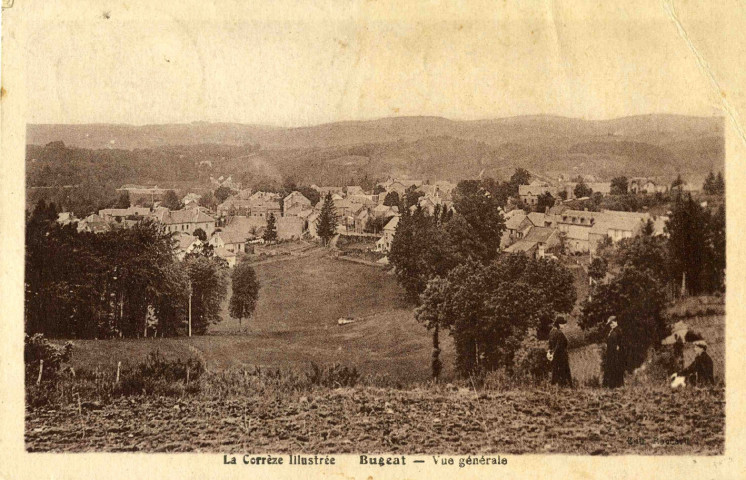 "La Corrèze Illustrée. Bugeat - Vue générale".