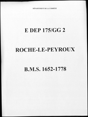 Baptêmes, mariages, sépultures (1752-1778)