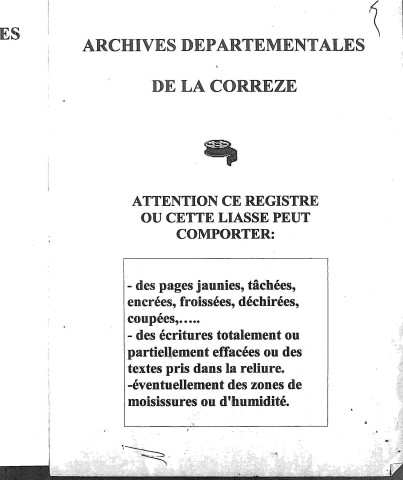 Naissances, mariages, décès (1863-1872)