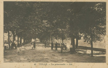 Tulle : "41 Tulle. - La promenade.".