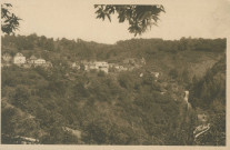 Gimel : "7012 Gimel (site classé) - Vue générale prise de la route de Tulle".