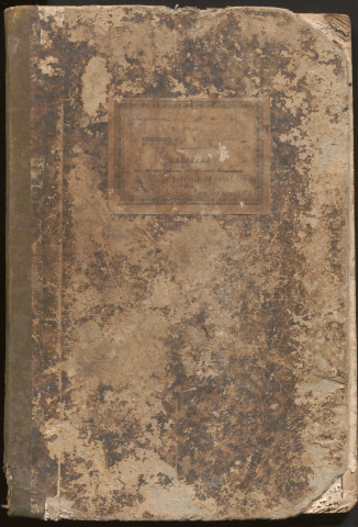 Délibérations du conseil municipal. 30 mai 1855-29 mars 1874