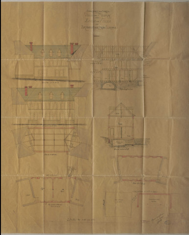 Construction et acquisition scolaire. Ecole de Celle. Ecole du Vert. Ecole de Saint-Germain-Le-Lièvre.