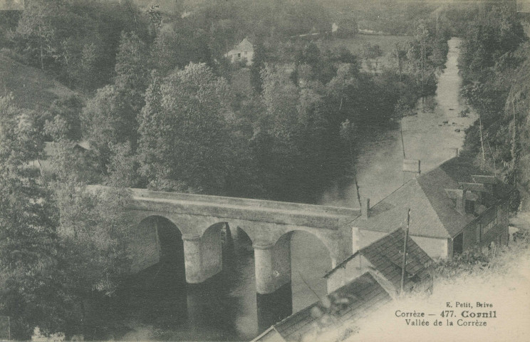 Cornil : "Corrèze - 477. Cornil - Vallée de la Corrèze".