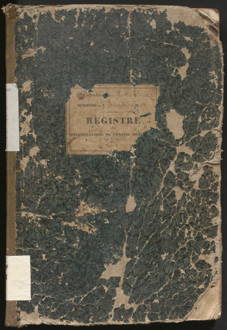 Délibérations du conseil municipal. 15 mai 1841-16 septembre 1877