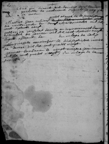 Baptêmes, mariages, sépultures (1680-1790)