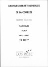 Naissances, mariages, décès (1853-1862)