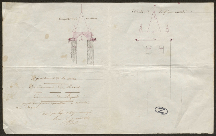 Église. Presbytère.