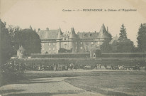 Arnac-Pompadour : "Corrèze - 13 - Pompadour - le château et l'hippodrome".