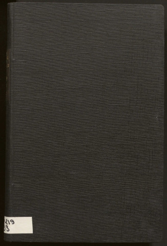 Délibérations du conseil municipal. 7 juin 1897-22 avril 1929