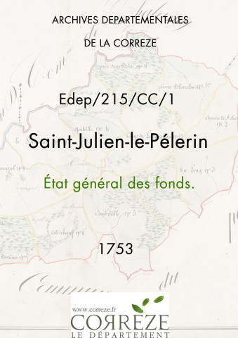 État général des fonds.