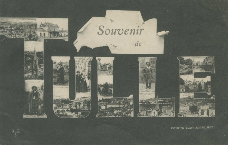 Tulle : "Souvenir de Tulle". Vues multiples.