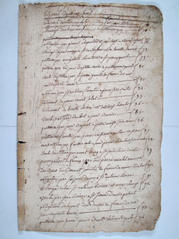 Répertoire chronologique : janvier 1763-décembre 1774.