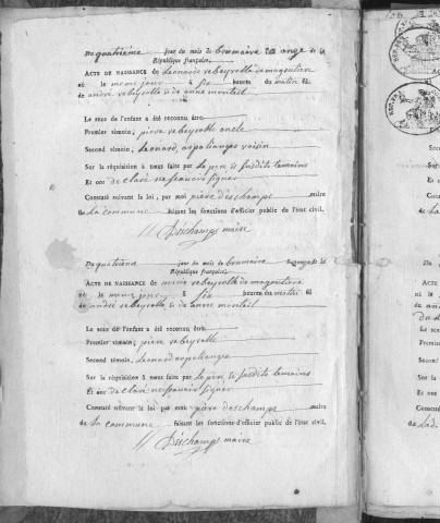 Naissances (1803-1826)