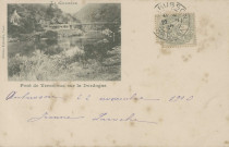 Sérandon : "La Corrèze - Pont de Vernéjoux sur la Dordogne".