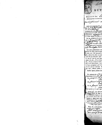 Mariages (1801-1842)