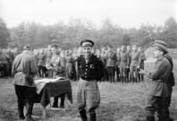 Séance d'entrainement sur le terrain en URSS.