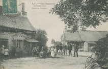 Montaignac-Saint-Hipppolyte : "La Corrèze illustrée - Montaignac - Route de Clergoux".
