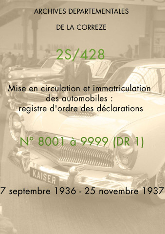 N° 8001 à 9999 (DR 1)