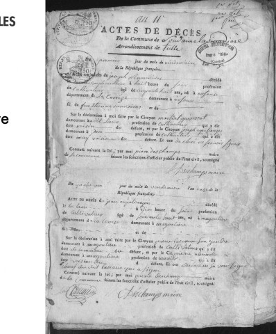 Décès (1803-1826)