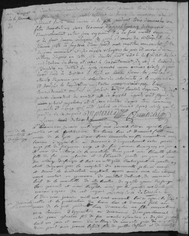 Baptêmes, mariages, sépultures (1773-1792)